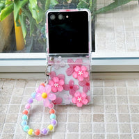 Galaxy Z Flip Series Blooming Beads Floral Fantasy Case