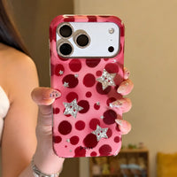 Glamorous Starry Polka Dot Charm Case