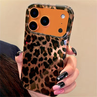 Bold Amber Leopard Print Case
