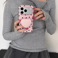 Dainty Bubble Heart Dot Gripper Case