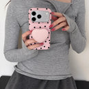 Dainty Bubble Heart Dot Gripper Case