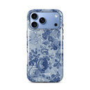 Floral Azure Harmony - Crystal