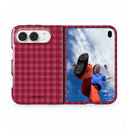 Berry Gingham - Crystal