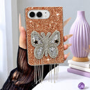 iPhone Duo Stardust Butterfly Chain Elegance Case