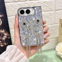 iPhone Duo Stardust Butterfly Chain Elegance Case