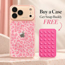 Blush Leopard Love Story Case With Snap Buddy
