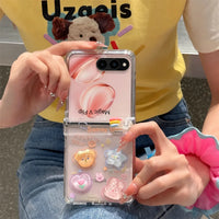 Galaxy Z Flip Series Cute Playful Treasure Case