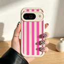 Pink Stripes - Cloud Series