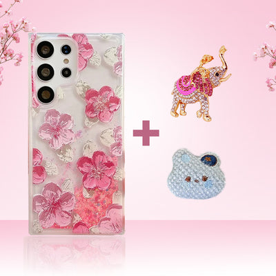 Luminous Glowing Glitter Flower Case 3-in-1 Combo - Samsung