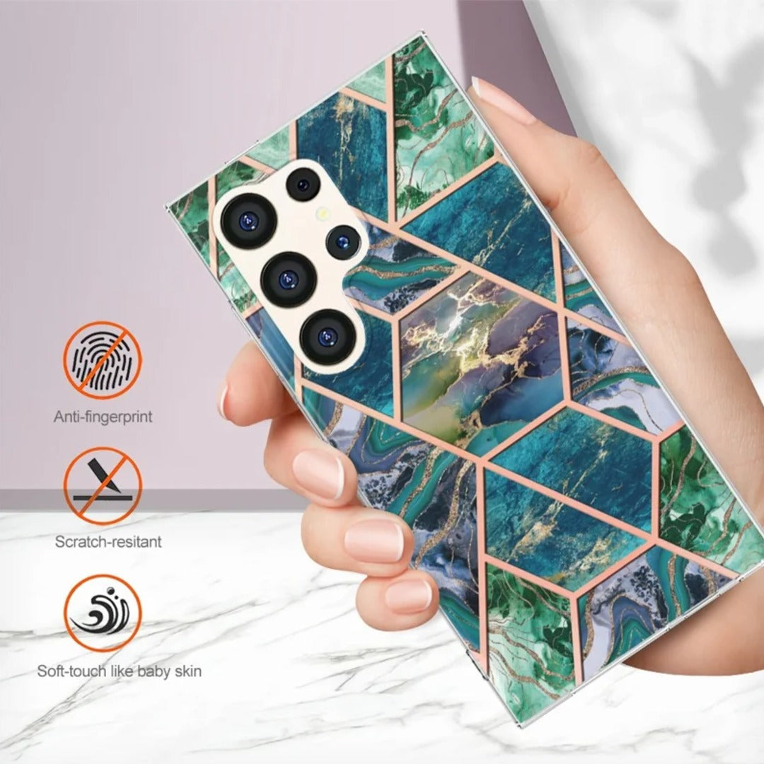 Electroplating Marble Case - Samsung