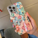 Floral Sparkle Rhinestone Phone Case