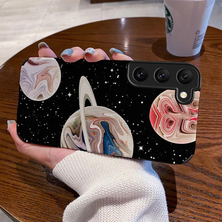 Beautiful Planet Moon Print Case - Samsung