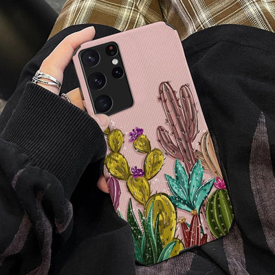 Fashion Cactus Pattern Case - Samsung