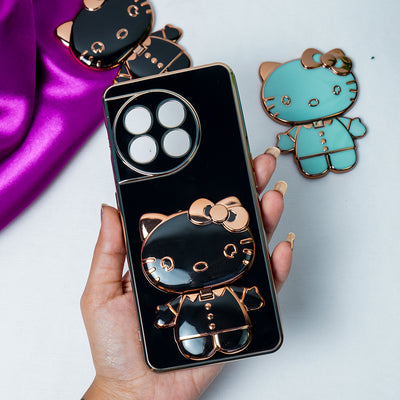 Charming Kitty Folding Mirror Stand Case - OnePlus