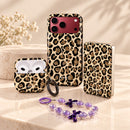 Champagne Leopard Four In One Combo Crystal Case