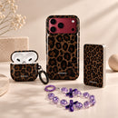 Leopard Noir 4 In 1 Combo Crystal Case