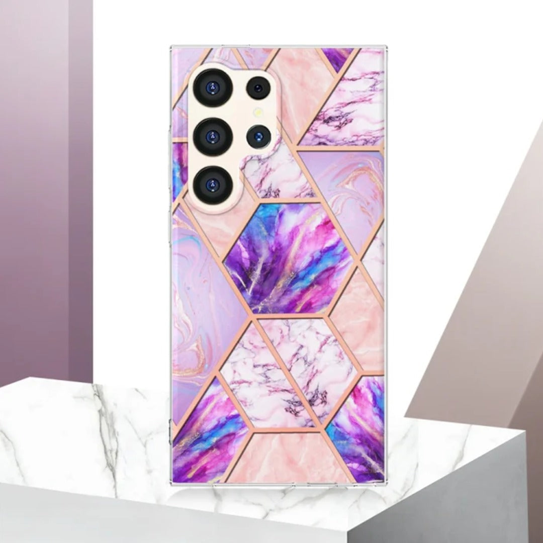 Electroplating Marble Case - Samsung