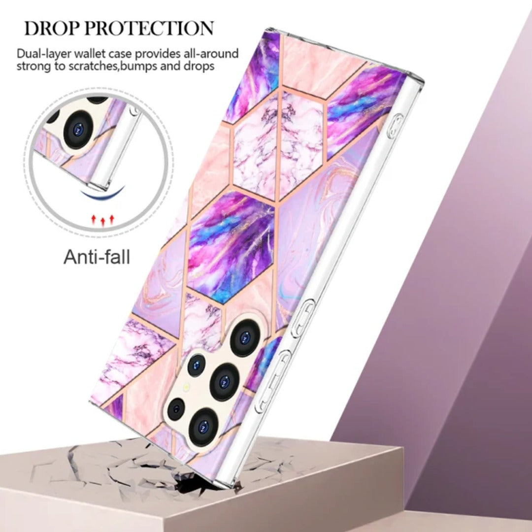 Electroplating Marble Case - Samsung
