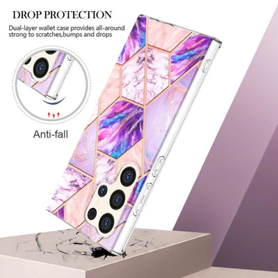 Electroplating Marble Case - Samsung