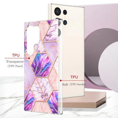 Electroplating Marble Case - Samsung