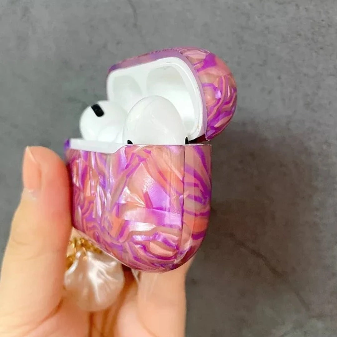 Luxury Pink Shiny Marble Case - AirPods Pro 2
