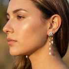 Noor Luxe Pearl Drop Earrings For Women