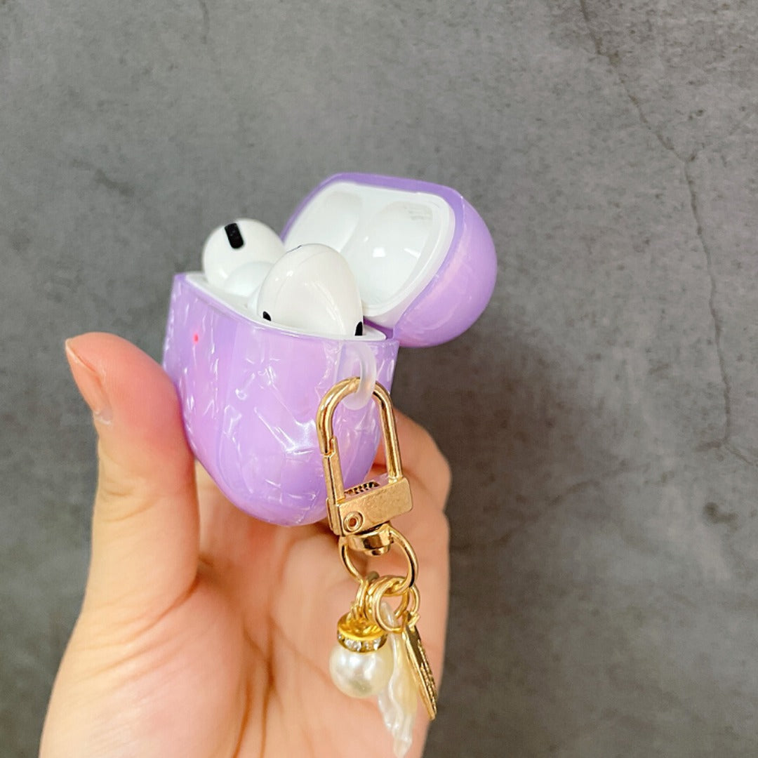 Luxury Purple Shiny Marble Case - AirPods 3