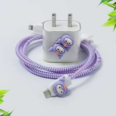Kawaii Kurmoi Kitty Adapters And Cable Protector Kit