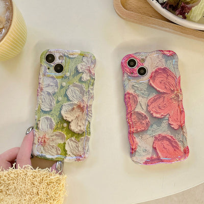 Laser-Enhanced Floral Elegance Phone Case