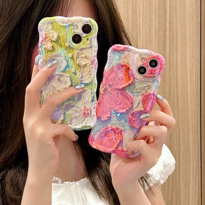 Laser-Enhanced Floral Elegance Phone Case
