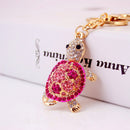 Rhinestone Turtle Key Chain Pendant
