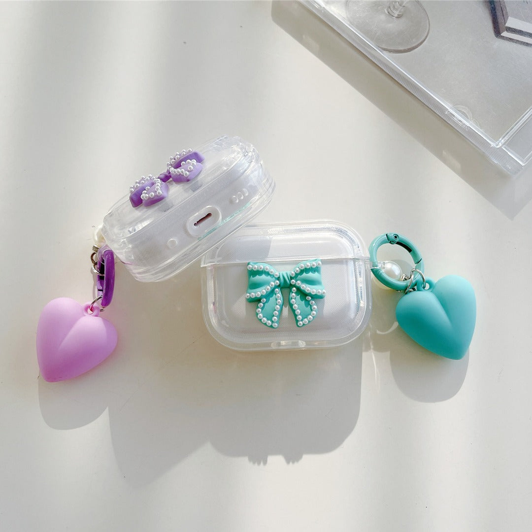 Pearl Bow Serenade Love Case - AirPods 3