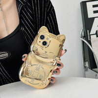 Charm Meets Chrome Cat Edition Case