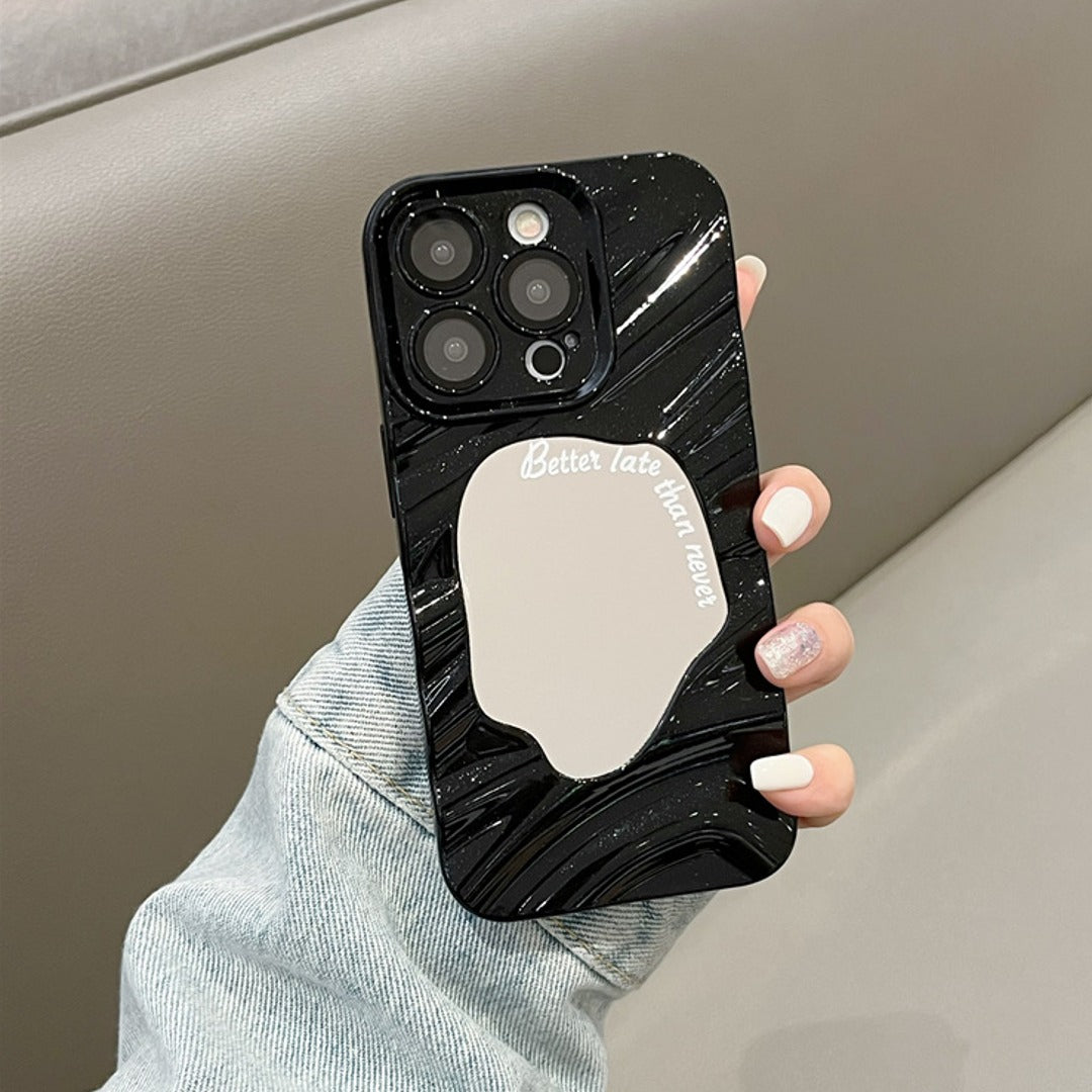 PEEPERLY Luxury Printed Mirror Soft Edge Case (iPhone 12 Pro max