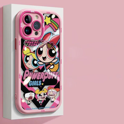 Fun and Vibrant Power Puff Girls Case