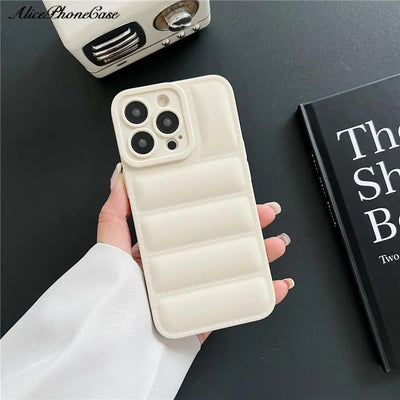 Soft Silicone 3D Puffer Pattern Case