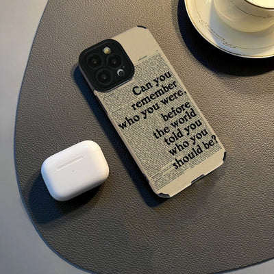 Inspiring Quote Phone Case