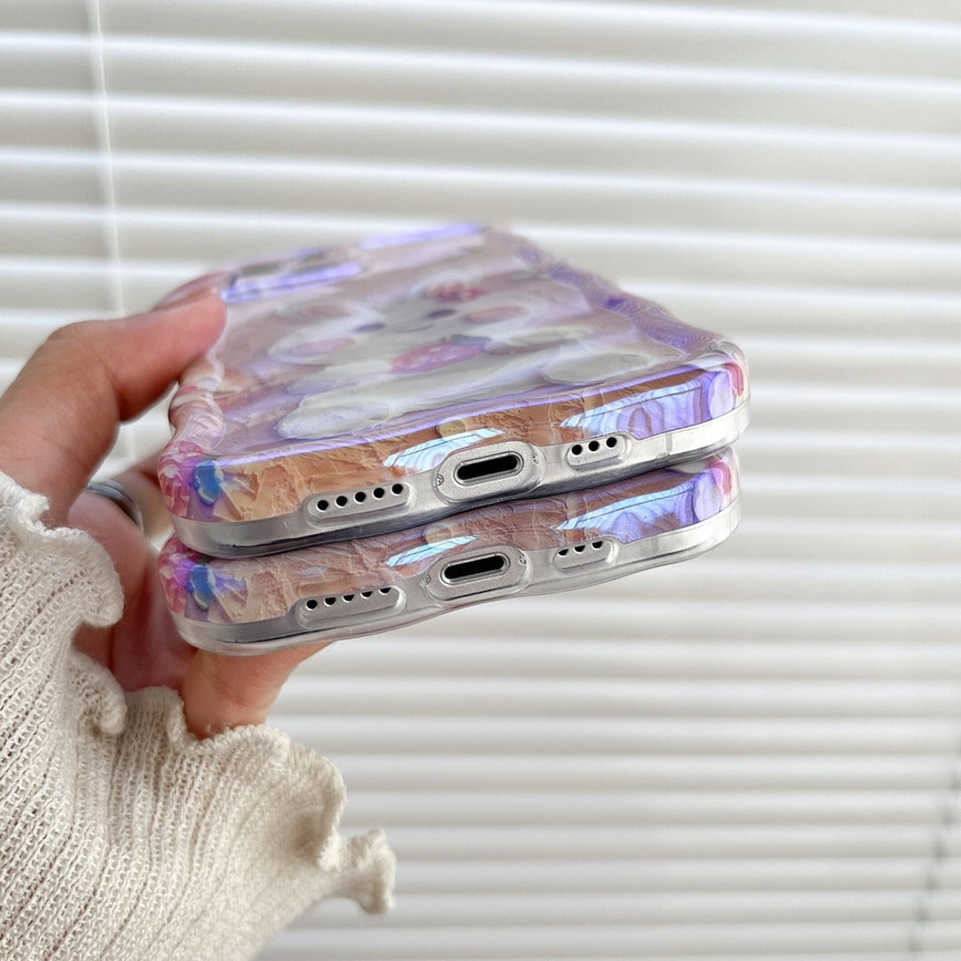 Rabbit Cartoon Glam Phone Case