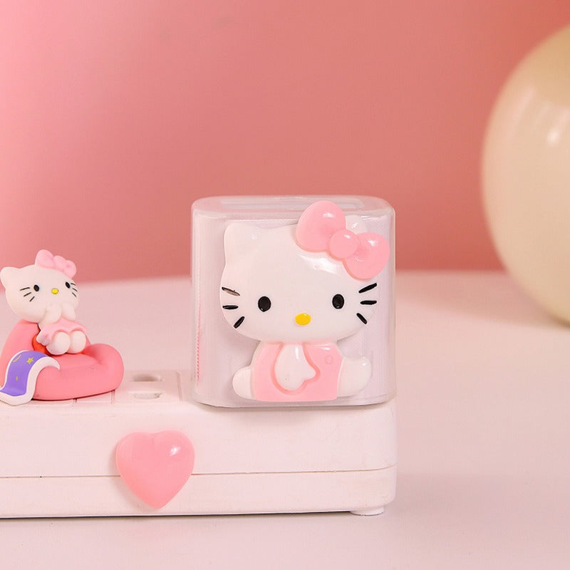 Hello Cute Kitty Adapters And Cable Protector Kit
