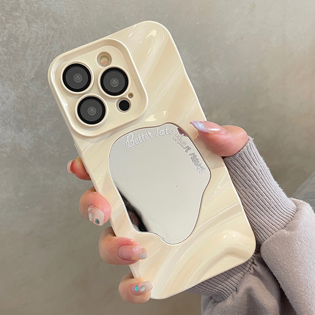 Wave Shaped Mirror Case