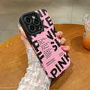 Blushing Stylish Pink Fish Label case