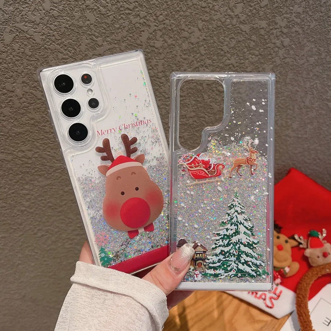 Merry Mingle Glitter Phone Case - Samsung