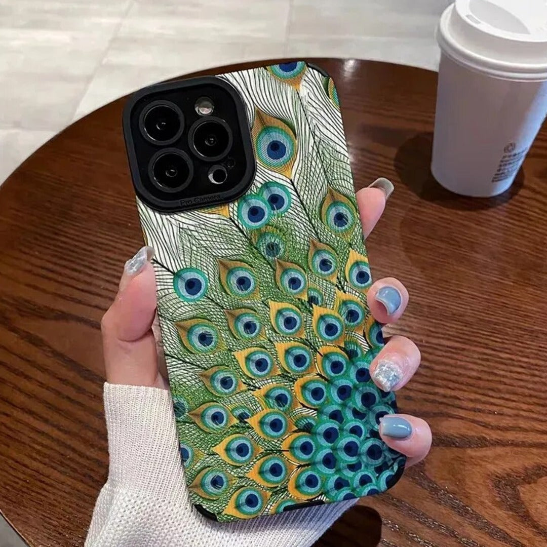 Beautiful Peacock Feather Pattern Phone Case