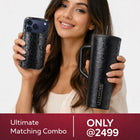 Dark Aesthetic Case With Insulated Tumbler