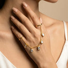 Cleo Drizzle Adjustable Chain Ring