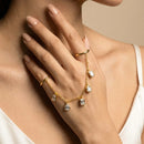 Cleo Drizzle Adjustable Chain Ring