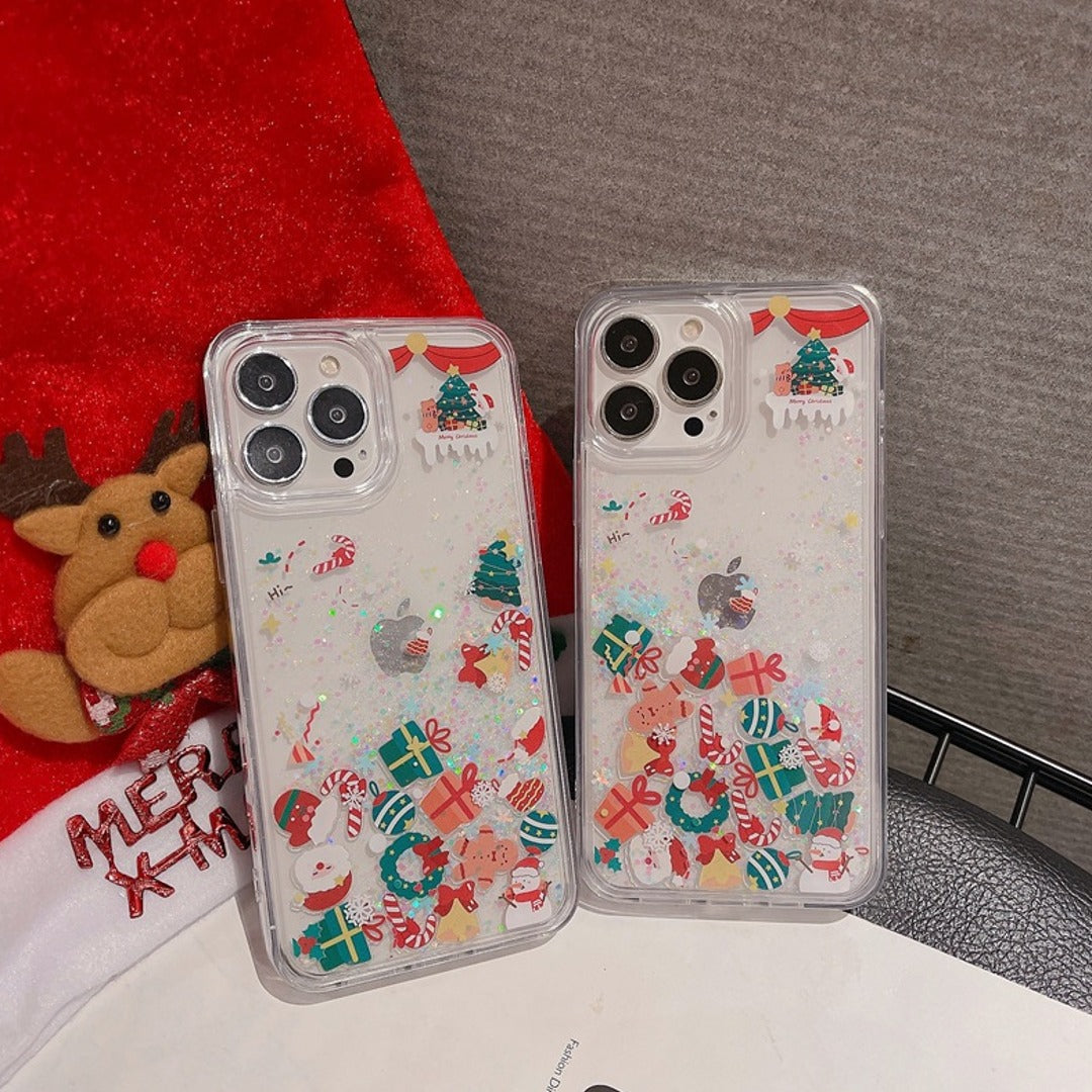 Winter Wonderland Glitter Phone Case