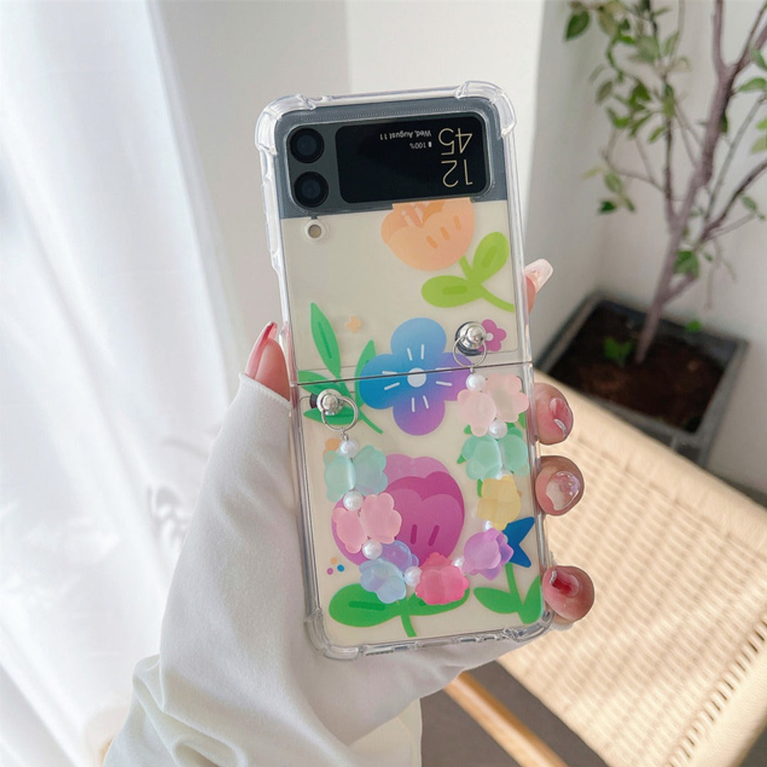 Pretty Flower Bracelet Case - Samsung