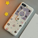 Charming Meow Cat Print Case - Samsung