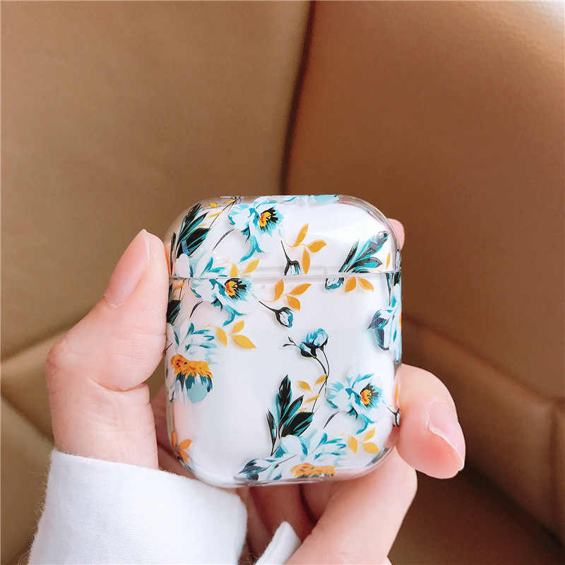 Floral Print Transparent Case - AirPods 3